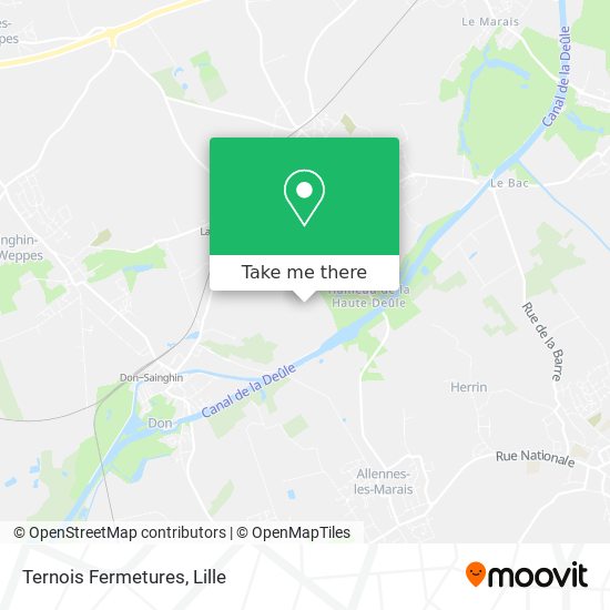 Ternois Fermetures map