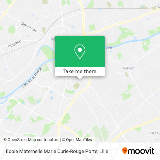 École Maternelle Marie Curie-Rouge Porte map