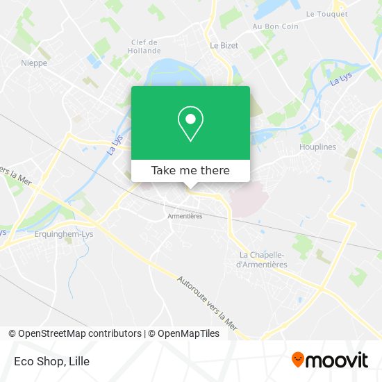 Eco Shop map