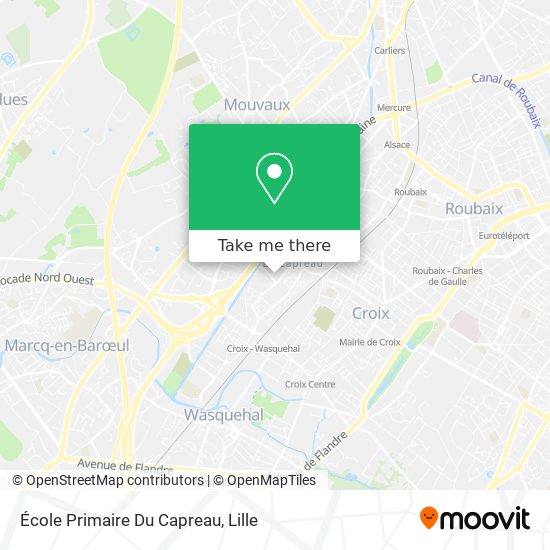 École Primaire Du Capreau map