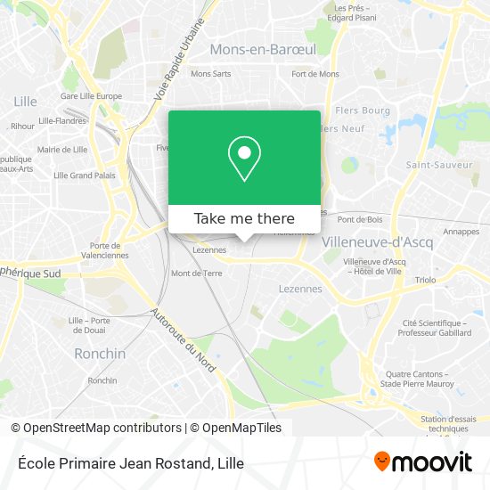 École Primaire Jean Rostand map