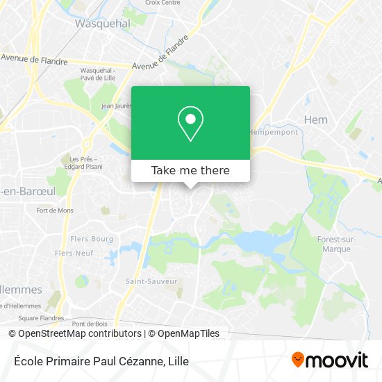 École Primaire Paul Cézanne map