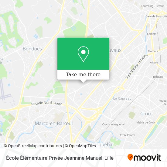 École Élémentaire Privée Jeannine Manuel map