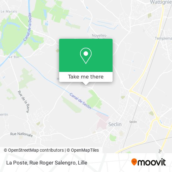 La Poste, Rue Roger Salengro map
