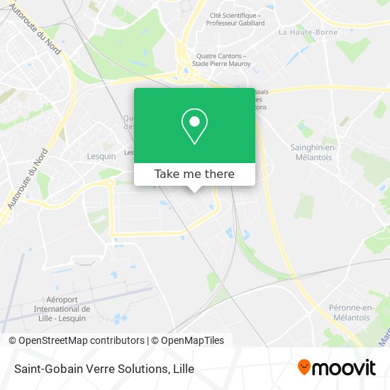 Saint-Gobain Verre Solutions map