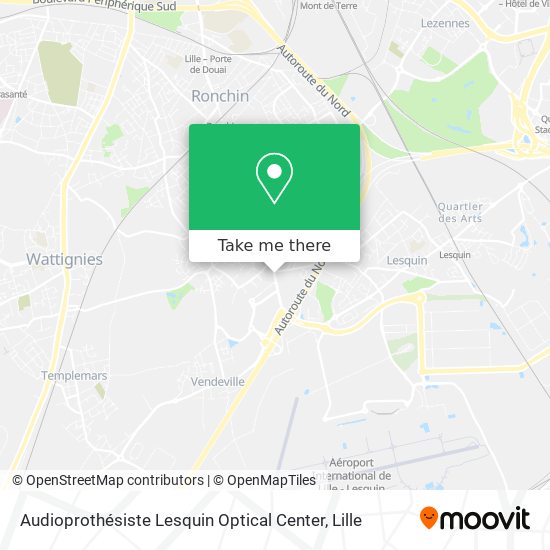 Audioprothésiste Lesquin Optical Center map
