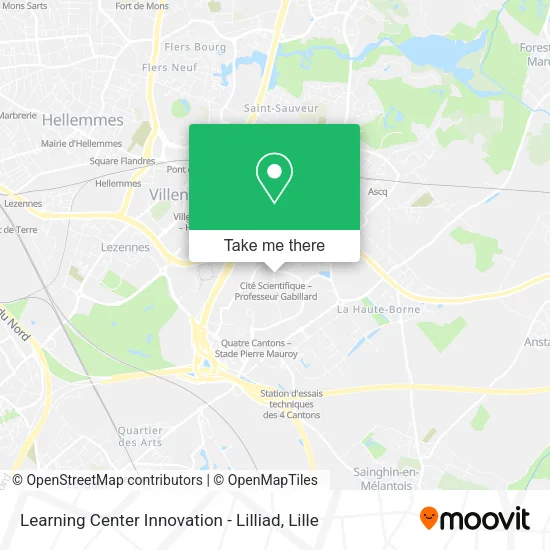 Learning Center Innovation - Lilliad map