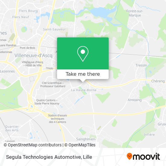 Segula Technologies Automotive map