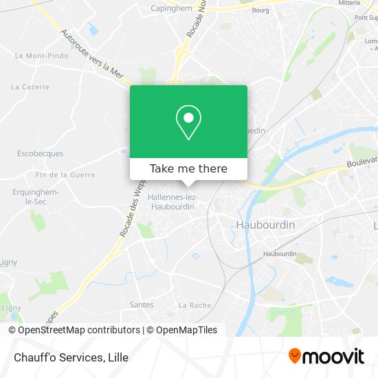 Chauff'o Services map