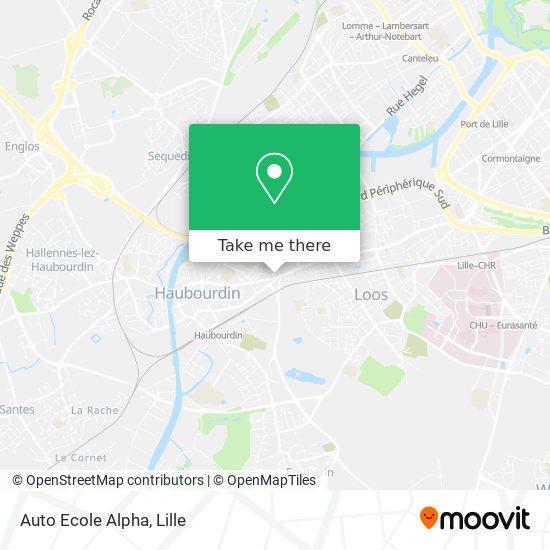 Auto Ecole Alpha map