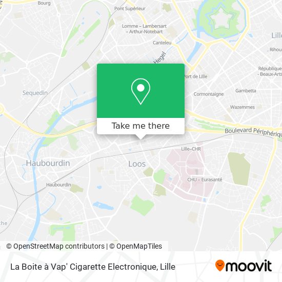 Mapa La Boite à Vap' Cigarette Electronique