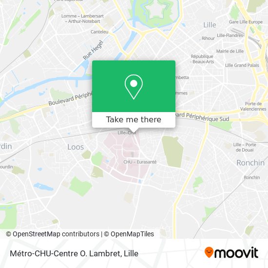 Métro-CHU-Centre O. Lambret map