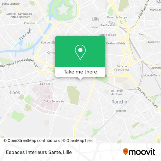 Espaces Interieurs Sante map
