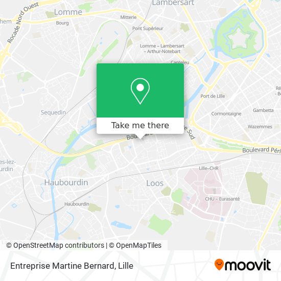 Entreprise Martine Bernard map