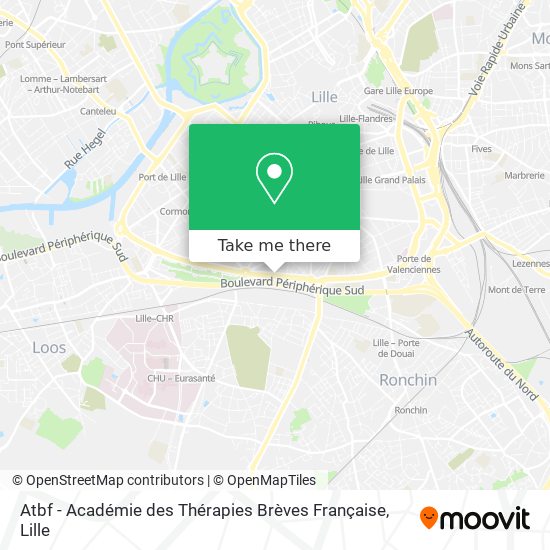 Atbf - Académie des Thérapies Brèves Française map