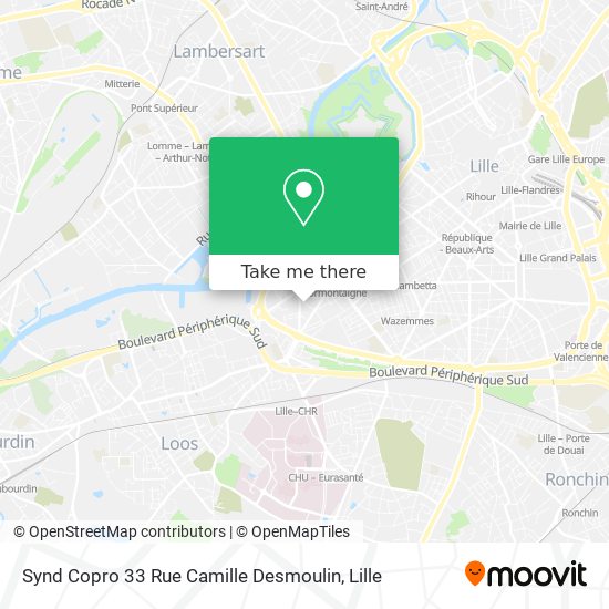 Synd Copro 33 Rue Camille Desmoulin map