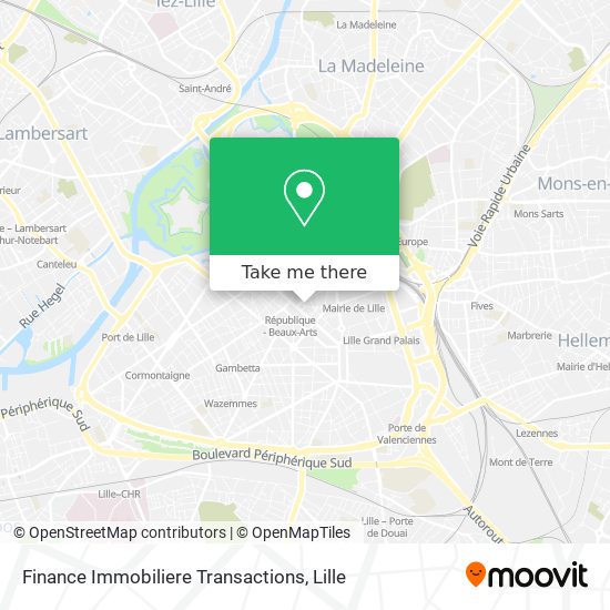 Finance Immobiliere Transactions map