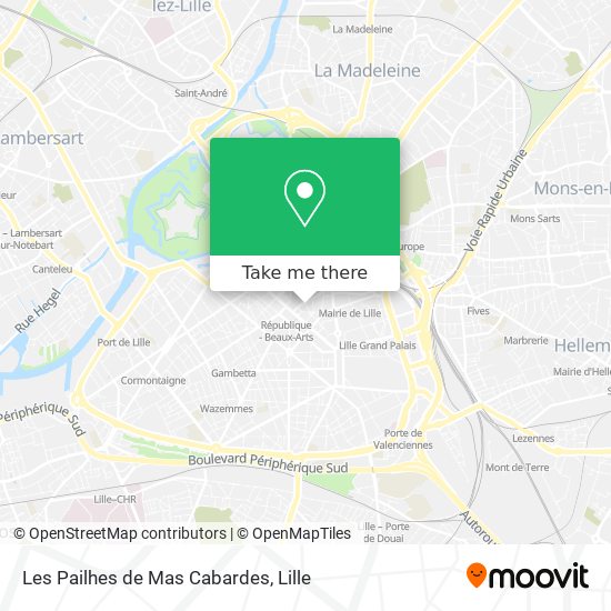 Les Pailhes de Mas Cabardes map