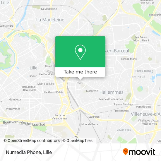 Numedia Phone map