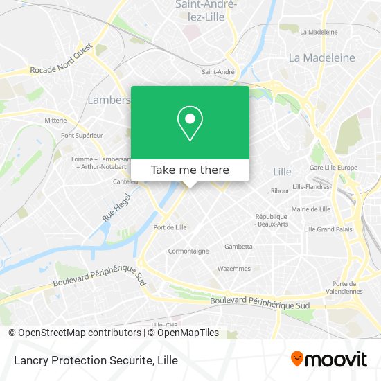 Mapa Lancry Protection Securite