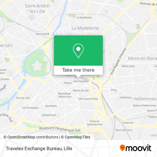 Travelex Exchange Bureau map