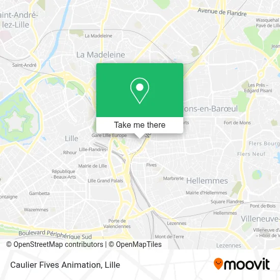 Caulier Fives Animation map