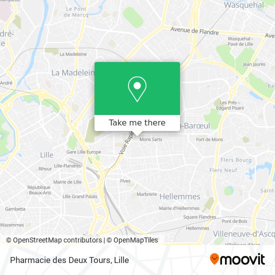Pharmacie des Deux Tours map