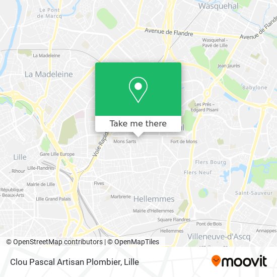 Clou Pascal Artisan Plombier map