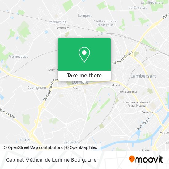 Cabinet Médical de Lomme Bourg map