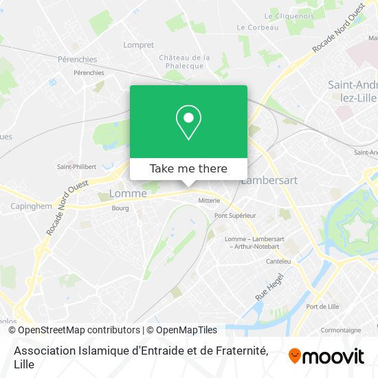 Mapa Association Islamique d'Entraide et de Fraternité