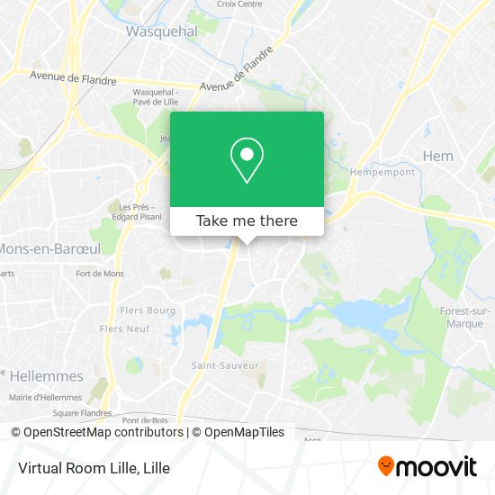 Virtual Room Lille map