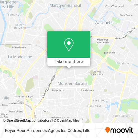 Foyer Pour Personnes Agées les Cédres map