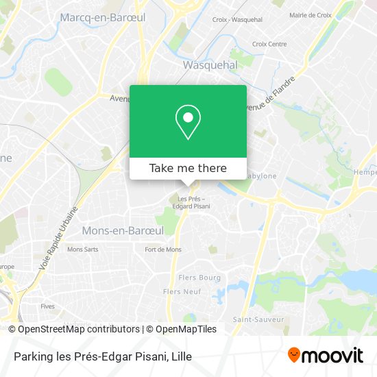 Parking les Prés-Edgar Pisani map