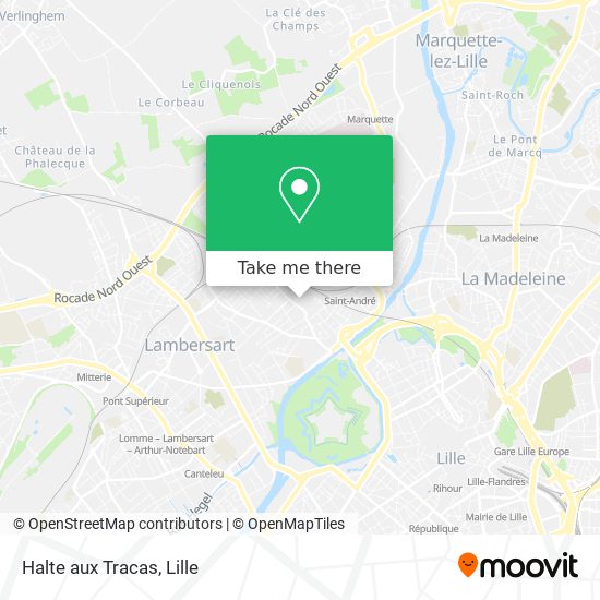 Halte aux Tracas map