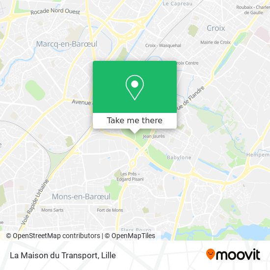 La Maison du Transport map