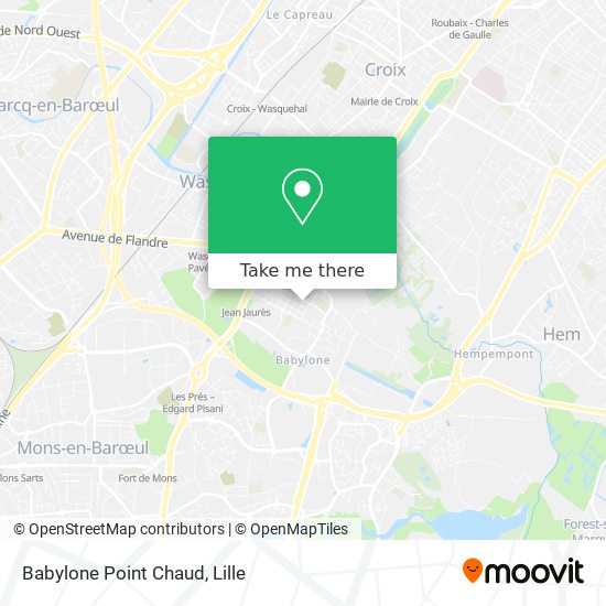Babylone Point Chaud map