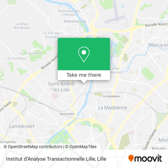 Institut d'Analyse Transactionnelle Lille map