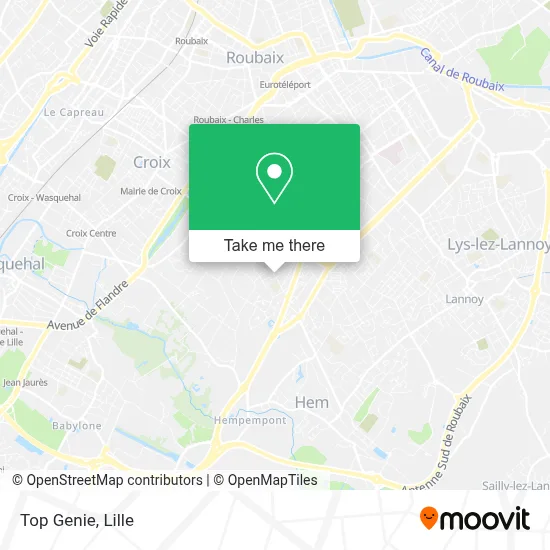 Top Genie map