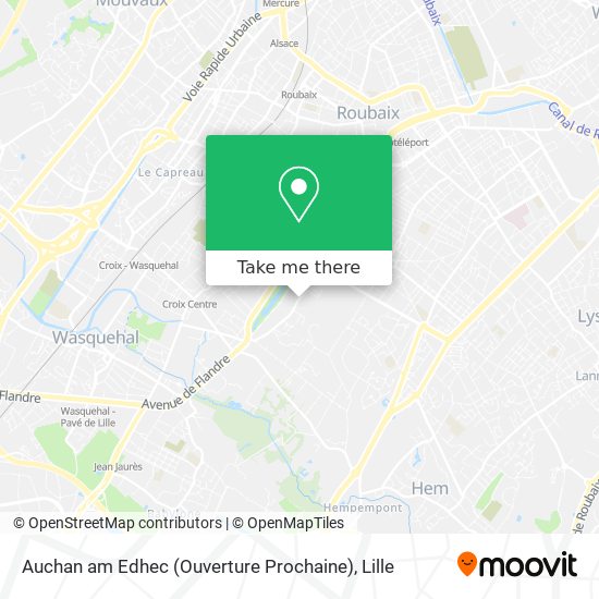 Auchan am Edhec (Ouverture Prochaine) map