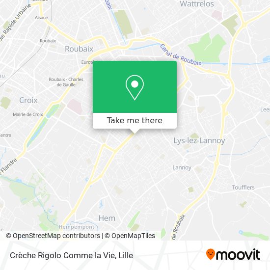 Crèche Rigolo Comme la Vie map