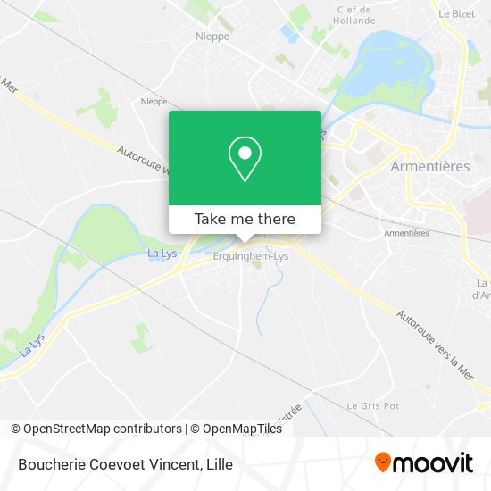 Mapa Boucherie Coevoet Vincent