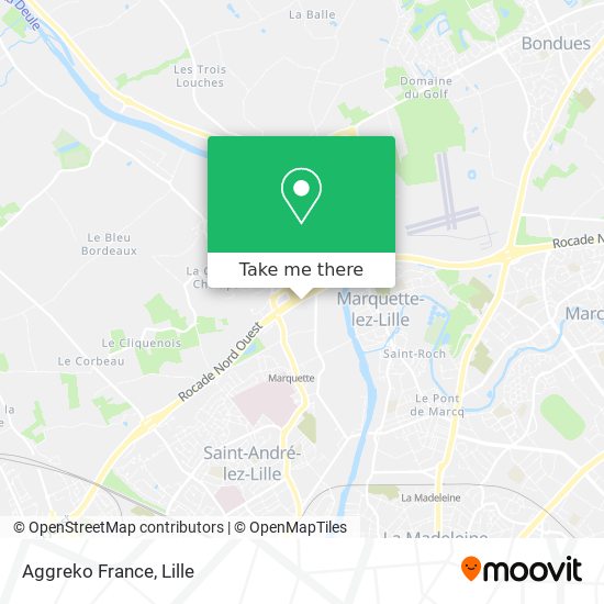 Aggreko France map