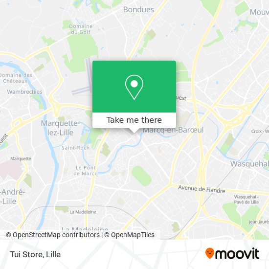 Tui Store map