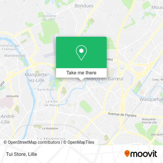 Tui Store map