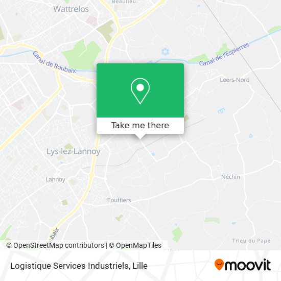 Logistique Services Industriels map