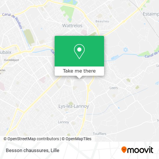 How to get to Besson chaussures in Leers by Bus or Metro