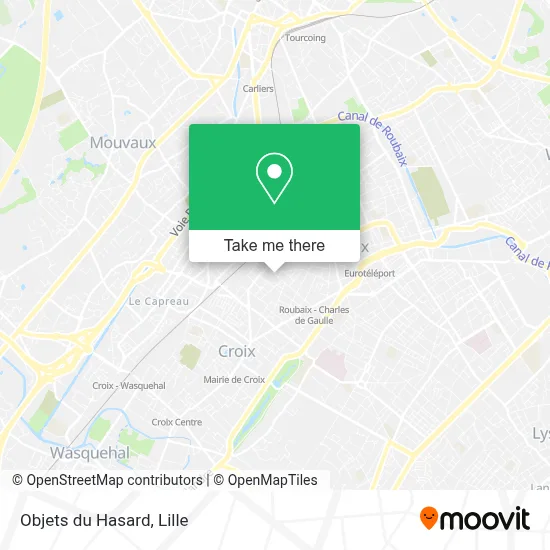 Objets du Hasard map