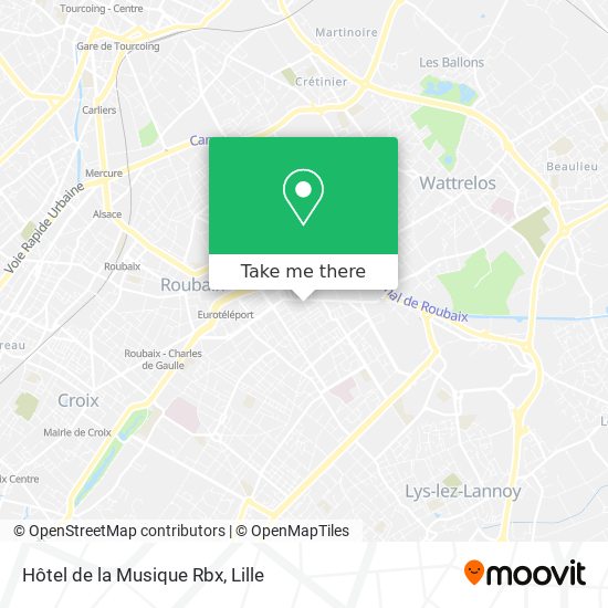 Hôtel de la Musique Rbx map