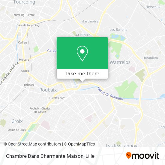 Chambre Dans Charmante Maison map