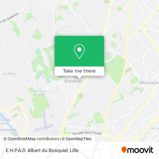 E.H.P.A.D. Albert du Bosquiel map